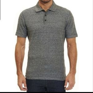 Robert  Graham messanger heather grey polo shirt s